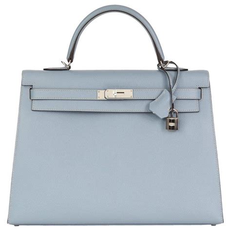 hermes kelly blue lin|Hermes blue fashion.